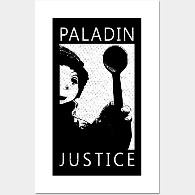 Paladin Justice Wall Art by Kaybi76